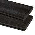 Composiet vlonderplank Vintage, Antraciet 1,9x13,5x400 cm