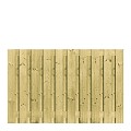 Grenen plankenscherm t.b.v. betonpalen 130x180 - 21 planken