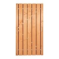 Douglas deur geschaafd 180x100 cm - stalen frame - universeel