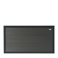 Composiet schutting Forte Antraciet 180x93 cm
