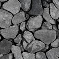 Black Slate Tumbled 30-80 mm (bb 500 kg)