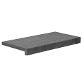 Tibet Dark Grey recht (G654) 60x30x5/2,5 cm (voorzijde gezoet)