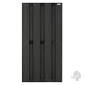 Composiet schutting Design Antraciet 90x180 cm