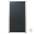 Aluminium composiet tuinscherm recht 900 x 1800mm [donkergrijs]