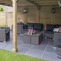 Keramische tegel 60x60x2 cm Ardesia Nero