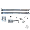 Beslagset (tbv tuinpoort 1000x600/800/1000) [verzinkt] bc