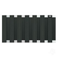 Composiet schutting Design Antraciet - alu 180x93 cm
