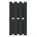 Composiet schutting Design Antraciet - alu 90x180 cm