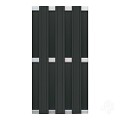 Composiet schutting Design Antraciet - alu 90x180 cm