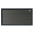 Composiet schutting Forte Antraciet 180x93 cm