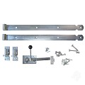 Beslagset (tbv tuinpoort 1000x600/800/1000) [verzinkt] bc