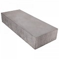 Traptrede massief 18x40x100 cm grijs