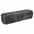 Garden Wall Black 15x15x60 cm getrommeld