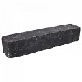 Garden Wall Black 12x12x60 cm getrommeld