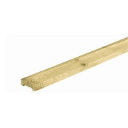 Grenen afdeklijst tbv beton 4,4x9,0x180