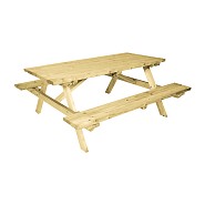 18061 Vuren  Picknicktafel  FSC 74x160x180cm *