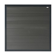 Composiet schutting Forte Antraciet 180x180 cm