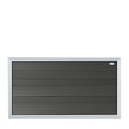 Composiet schutting Forte Antraciet - alu 180x93 cm