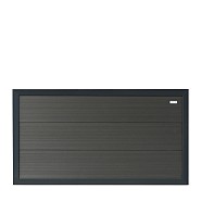 Composiet schutting Forte Antraciet 180x93 cm