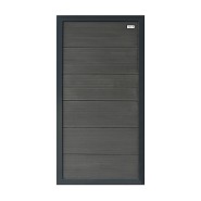 Composiet schutting Forte Antraciet 90x180 cm