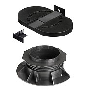 Tegeldrager 50-74 mm verstelbaar rand