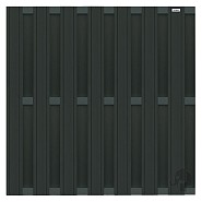 Composiet schutting Design Antraciet 180x180 cm