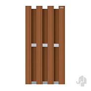 Composiet schutting Design Bruin 90x180 cm