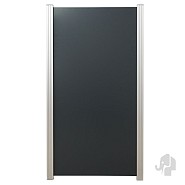 Aluminium composiet tuinscherm recht 900 x 1800mm [donkergrijs]