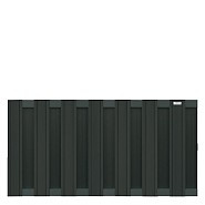 Composiet schutting Design Antraciet 93x180 cm