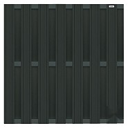 Composiet schutting Design Antraciet 180x180 cm