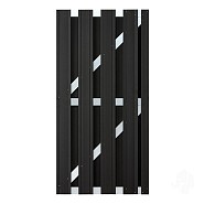 Composiet tuindeur Design Antraciet + alu 90x180 cm