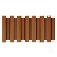 Composiet schutting Design Bruin 93x180 cm