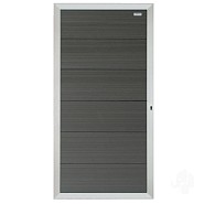 Composiet tuindeur Forte Antraciet - alu 90x180 cm
