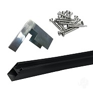 Mix&Match deuren 90x180 alu zwart