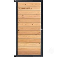 Mix&Match deuren 90x200 alu zwart