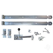 Beslagset (tbv tuinpoort 1000x600/800/1000) [verzinkt] bc