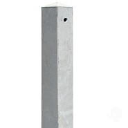 Beton hoekpaal diamantkop 85x85x2800mm (t.b.v. tuinscherm recht) [grijs] >