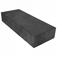 Traptrede massief 18x40x100 cm antraciet