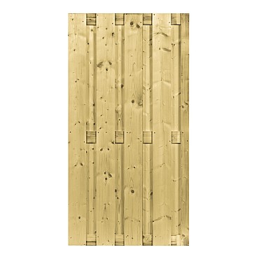 Vuren plankenscherm 90x180 cm lange planken