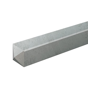 Betonnen Hoekpaal grijs10x10x280 cm