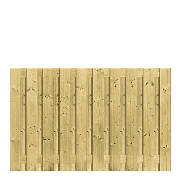 Vuren  plankenscherm voor betonpalen 130x180 cm - 21 planken