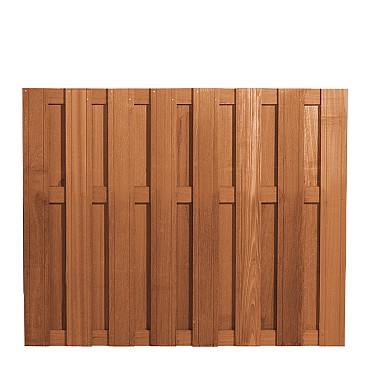 Bangkirai plankenscherm Deluxe 150x180 cm