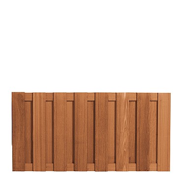 Bangkirai plankenscherm Deluxe 90x180 cm