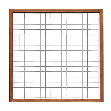 Bangkirai draadscherm 180x180 cm