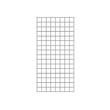 Draadscherm 90x180 cm, maas 5x5
