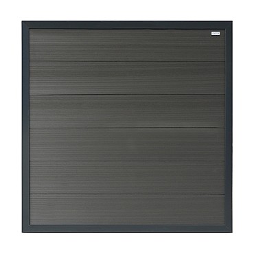 Composiet schutting Forte Antraciet 180x180 cm