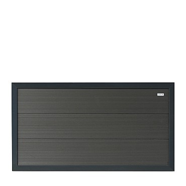 Composiet schutting Forte Antraciet 180x93 cm
