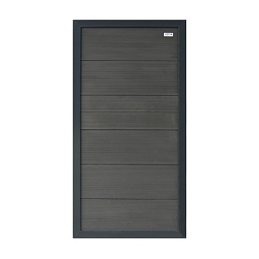 Composiet schutting Forte Antraciet 90x180 cm