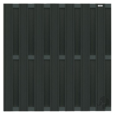 Composiet schutting Design Antraciet 180x180 cm
