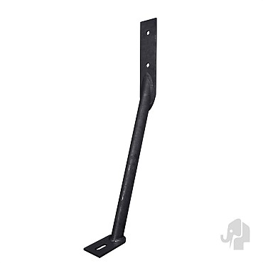 Stormanker (tbv alu-paal) [antraciet gepoedercoat] bc >